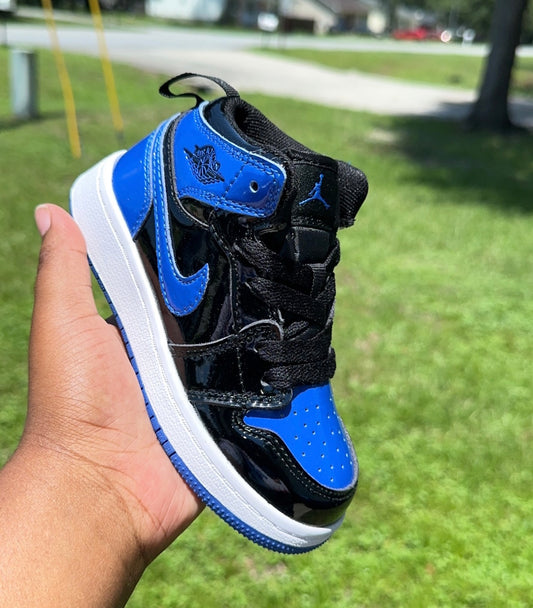 Blue Patent Leather 1’s