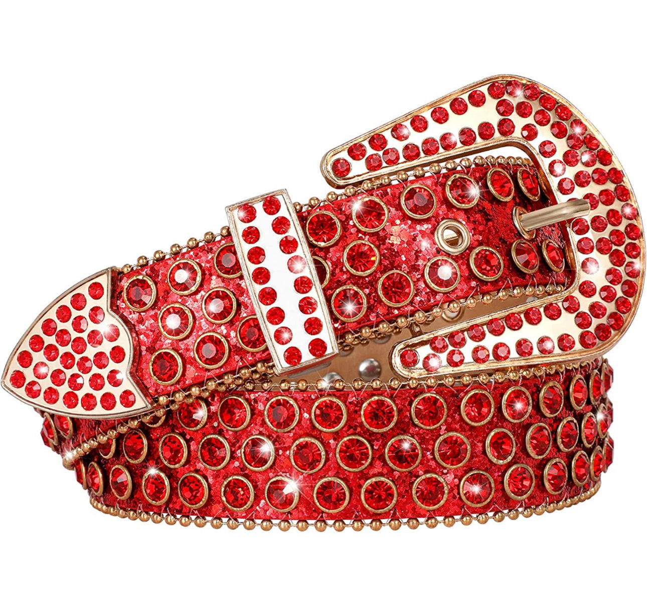 Red and Gold Rockstar Belt(RTS)